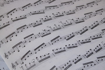 Obraz premium Partition de musique