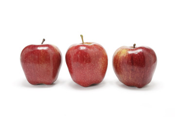 Delicious red apples
