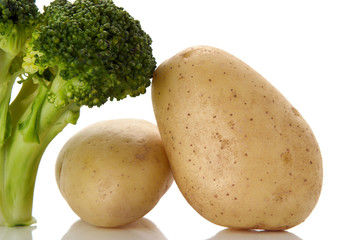 broccoli and potatoes