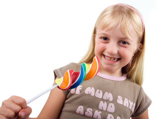 Young Girl with a Lollipop