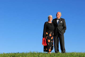 Best Ager im Abendlicht