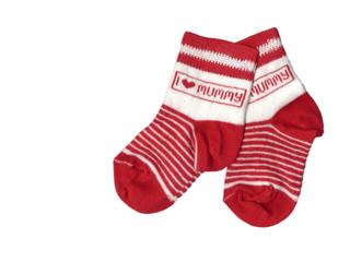toddlers socks isolated