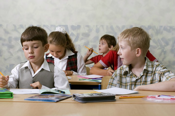 Pupils at lesson