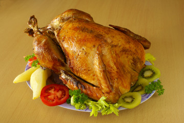 Roasted turkey