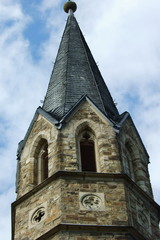 Fototapeta na wymiar Turm der Martin Luther Kirche Bad Neuenahr