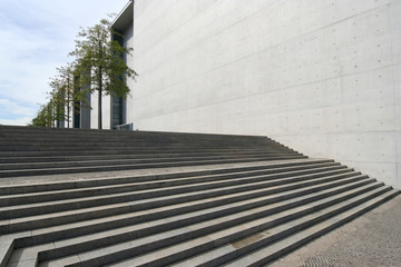 Naklejka premium Steps at Berlin parliament building