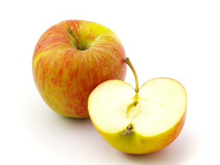 two red apples
