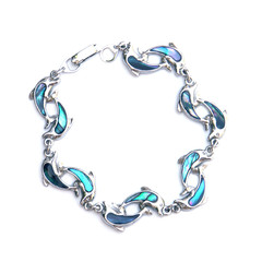 bracelet dauphins bi-matière