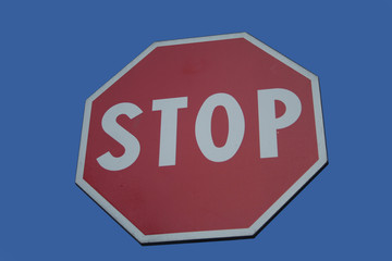 Obraz premium ośmiokątny znak stopu