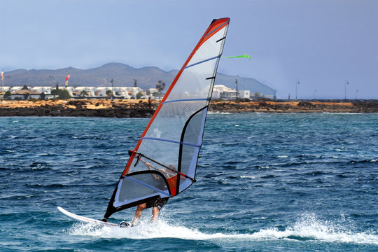 Windsurfer in Lanzarote