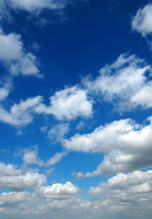 Naklejka na ściany i meble BLue Sky with clouds
