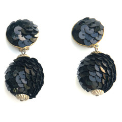 boucles écailles noires