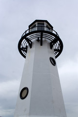 black and white lighthouse © Robert Hackett