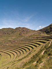 Pisac, Peruvian Terraced Landscape in the Sacred Valley