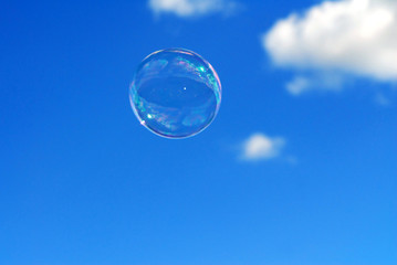 bubble in sky