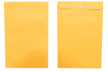 Large envelope front and back