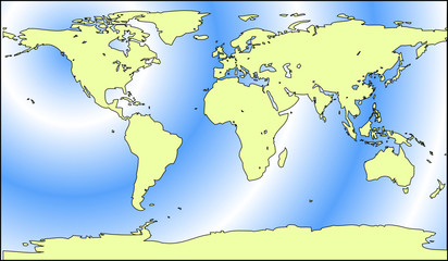 Obraz premium Map of the world (illustration)