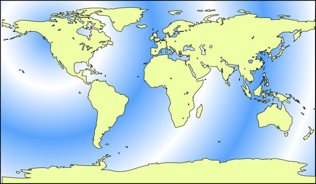 Map of the world  (illustration)