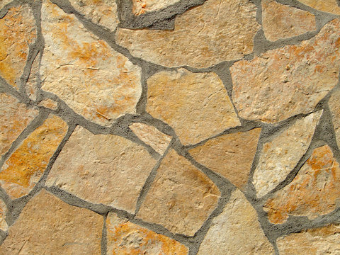 Yellow Stone Wall