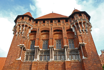 Medieval castle in Malbork