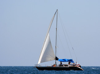 Obraz premium Sailing yacht
