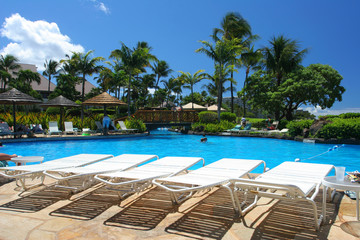 Beautiful tropical resort