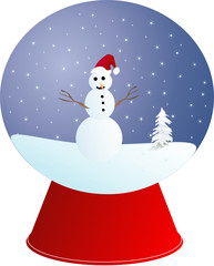 Snowman Christmas Ball