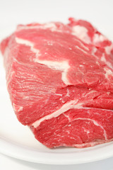 Raw beef meat