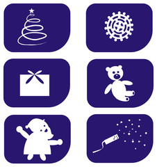 the new year icons
