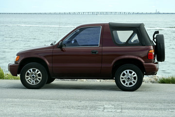 side of car