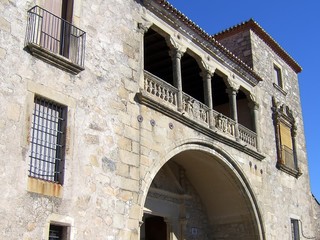 Fototapeta na wymiar Palacio de Juan Pizarro de Orellana-Trujillo (Caceres) Spain