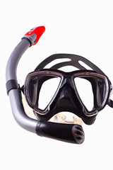 Snorkel and  diving mask