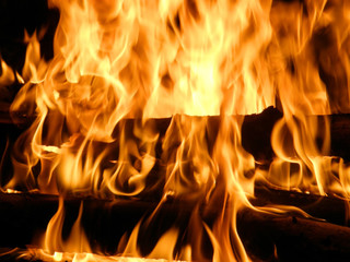 Flames or fire