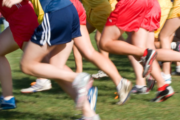 Fototapeta premium Legs At The Start