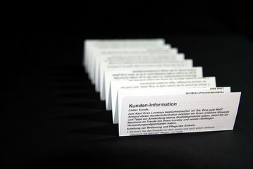 Customer information