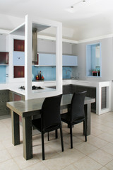 Modern white kitchen