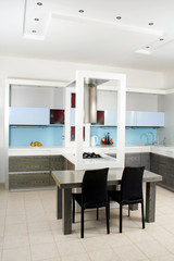 Modern white kitchen