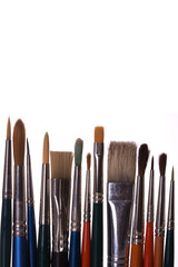 Fototapeta premium Old paintbrushes