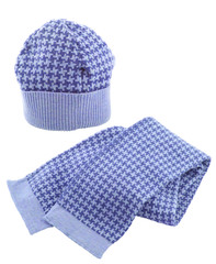 Wool scarf and cap