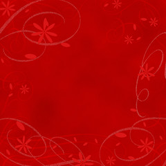 Background Xmas Red Flowers