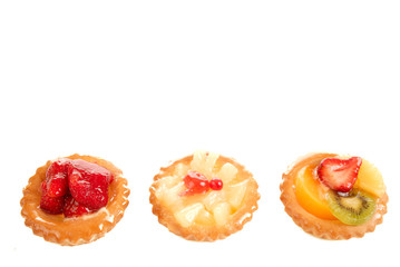 Pastry and fruit