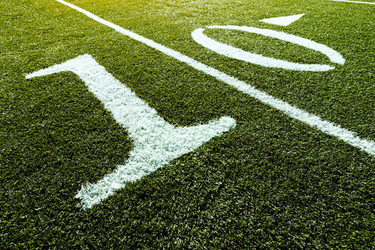 Football Field 10 Yard Line
