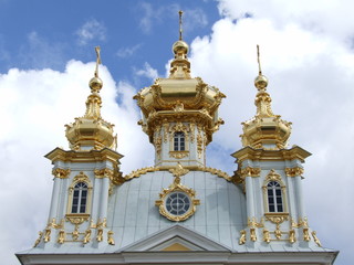Fototapeta na wymiar Gold domes