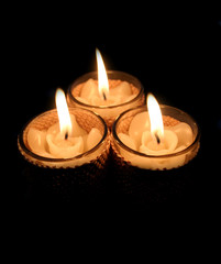 Three candles