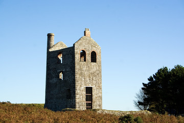 Cornish tin mine ruin