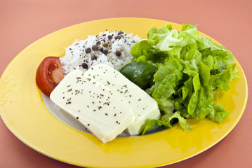 diät salat mit mozzarella