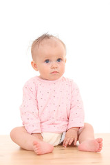 portrait of 6 months baby girl