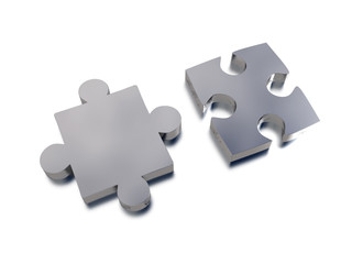 Fototapeta premium puzzle elements