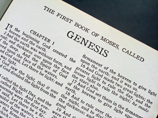 Obraz premium Bible The book of Genesis 