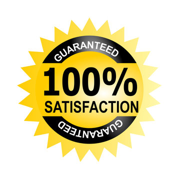 Seal 100% satisfaction guarantee
